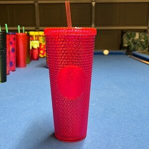 Starbucks Pink studded venti cold cup